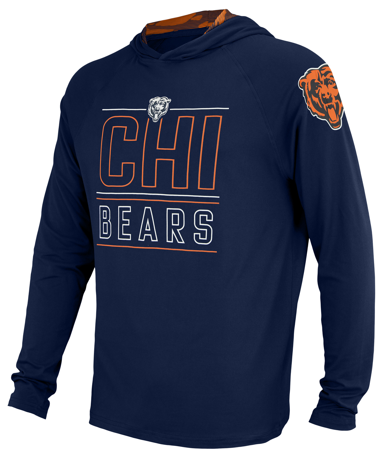 Мужская толстовка Zubaz NFL командного цвета Chicago Bears с камуфляжными вставками