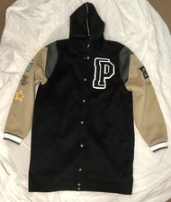 Puma Varsity Signature Hooded Jacket Puma Black Size X-Large Brand New