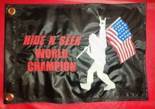 PATRIOTIC BIGFOOT WITH SAYING Custom Safety Whip Flag -UTV, BOAT, JEEP - 13"x22"