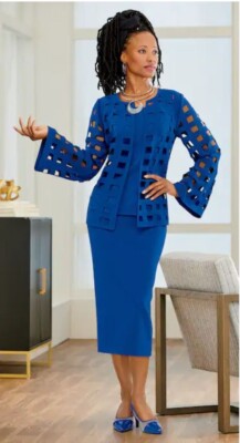 Size 14 Ashro Blue Formal Dress Dinner Party Church Meena