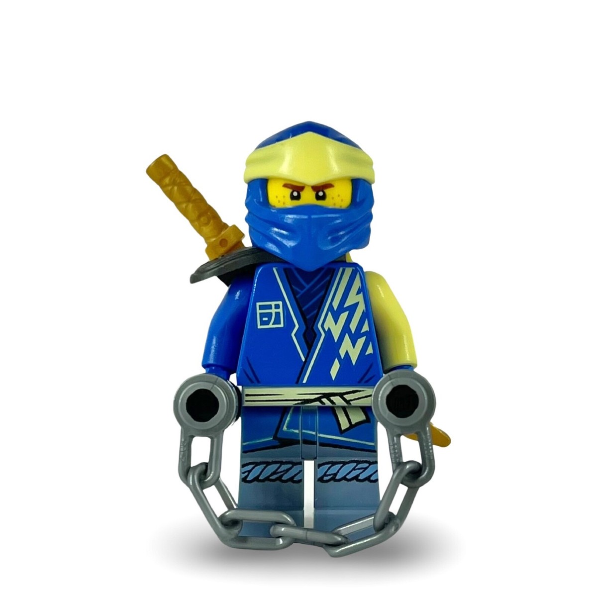 【RANDI JO FABRICATIONS】 SW / RJ M.U.T. LEGO NINJAGO CORE JAY Mini Figure 71785 71765 Blue bandana