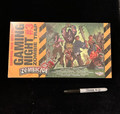 NEW Sealed Zombicide Gaming Night #3 - Zombie Trap Miniatures Game CMON