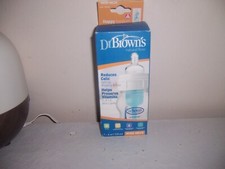 Dr browns wide neck reduces colic baby bottle 4 oz New