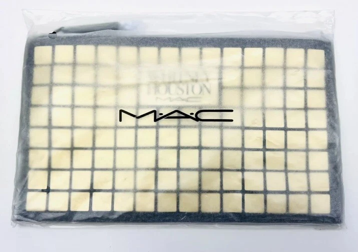 MAC X Whitney Houston NIPPY’S CLUTCH Gold Metal Accent Cosmetic Bag w/ Zipper - Image 2 of 4