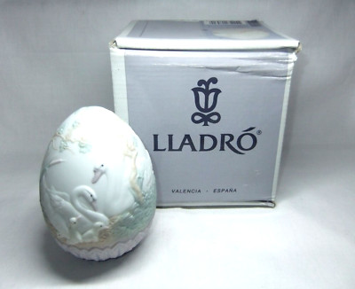 Lladro Osterei Schwäne 1994 Spanisch Spanien Porzellan Box Limited Edition 17532