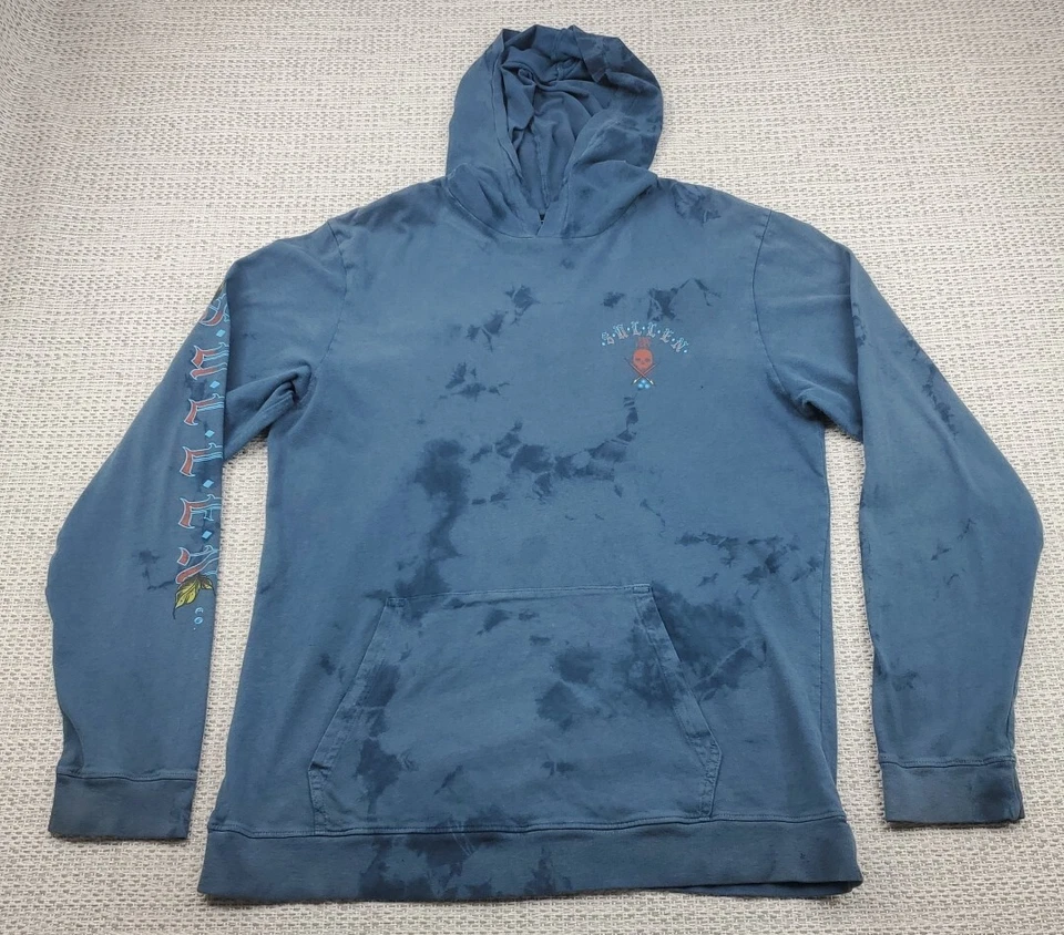 Camisa con Capucha Ligera Sullen Art Collective Para Hombres L Tie Dye Manga Larga Patín Foto 3 de 4