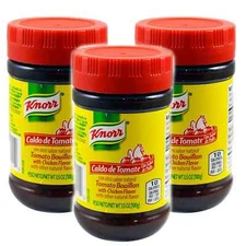 Knorr Tomato Bouillon with Chicken Flavor - 3.5 oz (Pack of 3)