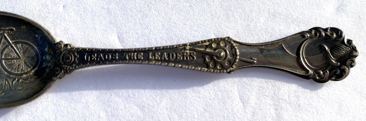 Waltham MFG CO Sterling Leads The Leaders ORIENT Bicycle Souvenir SPOON #653