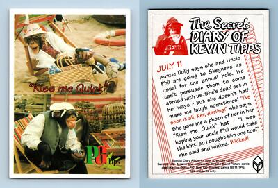 Kiss Me Quick - The Secret Diary Of Kevin Tipps 1995 Brooke Bond Tea Card