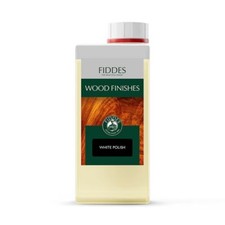 Fiddes White French Polish - Bleached Shellac, Colourless for Light Woods 1L 5L