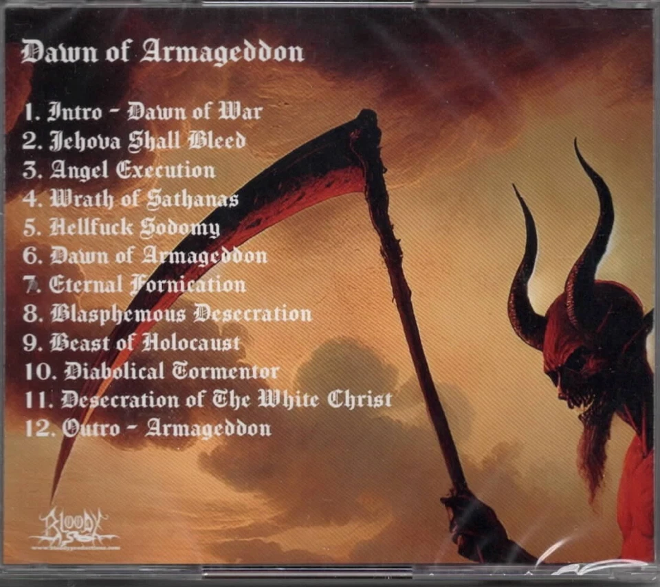 DEATHWITCH-DAWN OF ARMAGEDDON-CD-black-thrash-metal-bestial mockery-nifelheim - Image 2 of 2