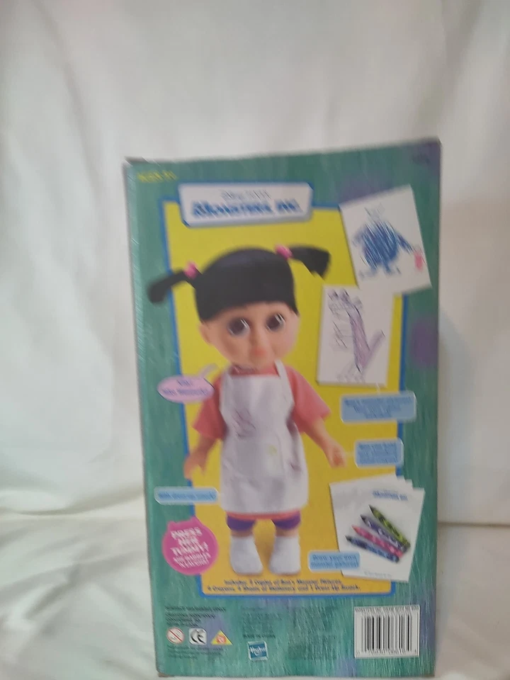 Rare 2002 DISNEY MONSTERS INC. DRAW WITH ME TALKING BOO DOLL NIB - Image 4 of 4