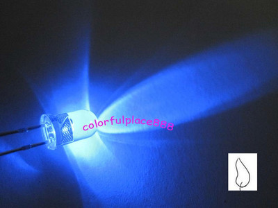 100 Stck., 5 mm Blau Kerze Flimmern Ultra Hell Flackernd LED LED LED LED LEDs Licht Lampe Neu