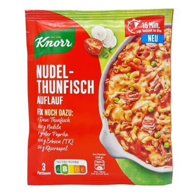 8x Knorr Fix   Nudel-Thunfisch Auflauf pasta & tuna gratin spice mix