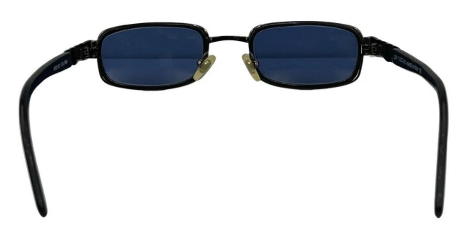 Gafas de sol rectangulares vintage Gai Mattiolo K27 Gunmetal Italia con lentes nuevas Foto 4 de 4