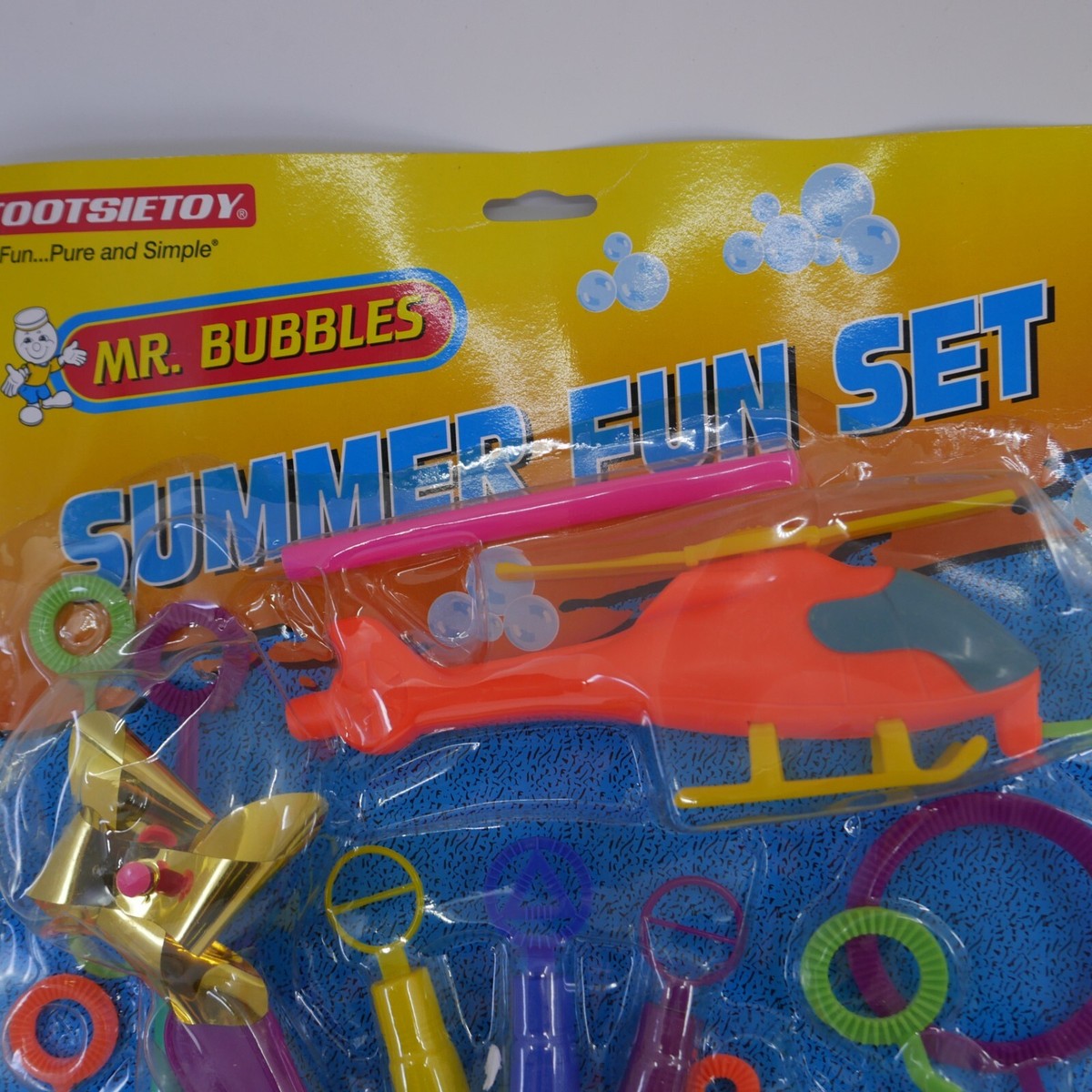 Rare Vintage Tootsietoy Mr Bubbles Summer Fun Set 1999 T-2 for