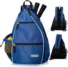 Pickleball Tennis Bag Backpack for Men Women - Sports Crossbody Franklin Pickle