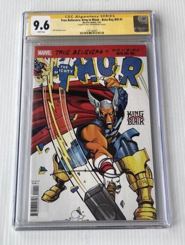 Walt Simonson Signed Thor 337 True Believers Reprint Marvel Comics CGC 9.6 A - Picture 1 of 4