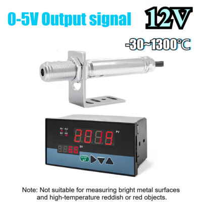 0-5V Infrared Thermometer Sensor Non-contact Temperature Tool W/ Controller 12V