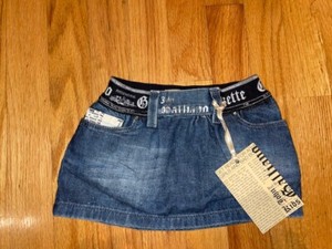 Girls Skirt by Galliano 100% Cotton Size 12 Months