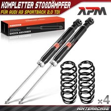 4x Komplett Stoßdämpfer Federbein Satz Hinten für Audi A3 8V1 8VK 8VM 8VS ab.13