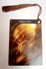 MERCURY"Roman God" Bookmark Astrology Oracle Card Art Gift Purified&Charged