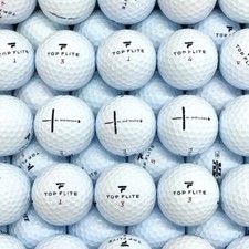 100 Top Flite XL Distance Bulk Lot Used Golf Balls 5A Mint Condition SHIPS FREE