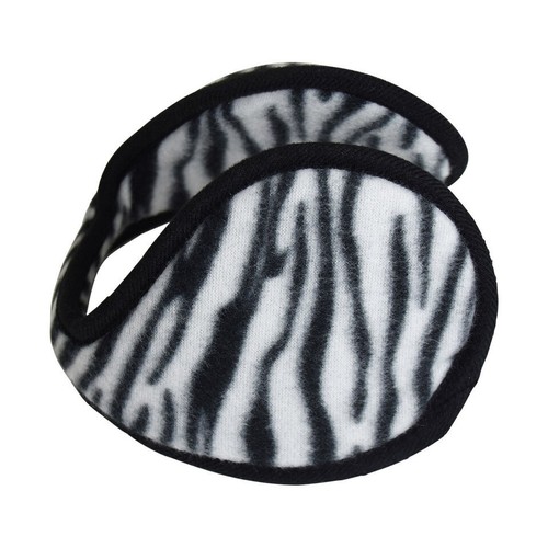 Fleece Ear Muff Animal Print Unisex Ear Warmers One Size Fashion Winter Muffs - Picture 5 of 13