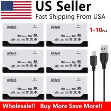6 in 1 Memory Card Reader USB2.0 High Speed for SD/Micro SD/CF/XD/MS Pro/M2 Lots