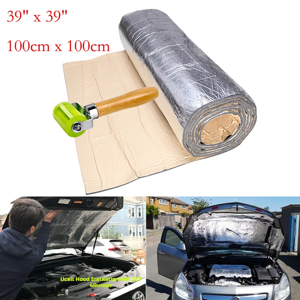 3/8" Protector Térmico Aislamiento Sonido Amortiguador Reducción de Ruido Mat 39"x 39" JQ Foto 2 de 4