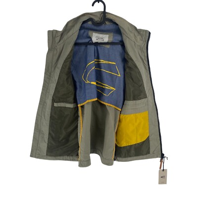 Gilet Camel Active Homme Taille 40R - Gris Coton 5 Boutons - Occasion Très Bon état