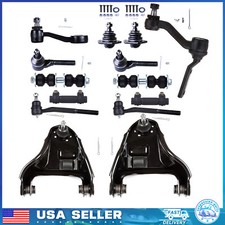 4wd 14pc Upper Control Arms Ball Joints Tie Rods For Chevy Blazer S10 Gmc Jimmy