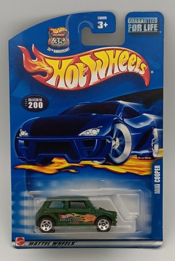 2002 Vintage Hot Wheels Mainline Collector #200 Mini Cooper