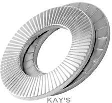 ANTI VIBRATION WASHERS GENUINE HEICO WEDGE LOCK DELTA PROTEKT STEEL ZINC FLAKE