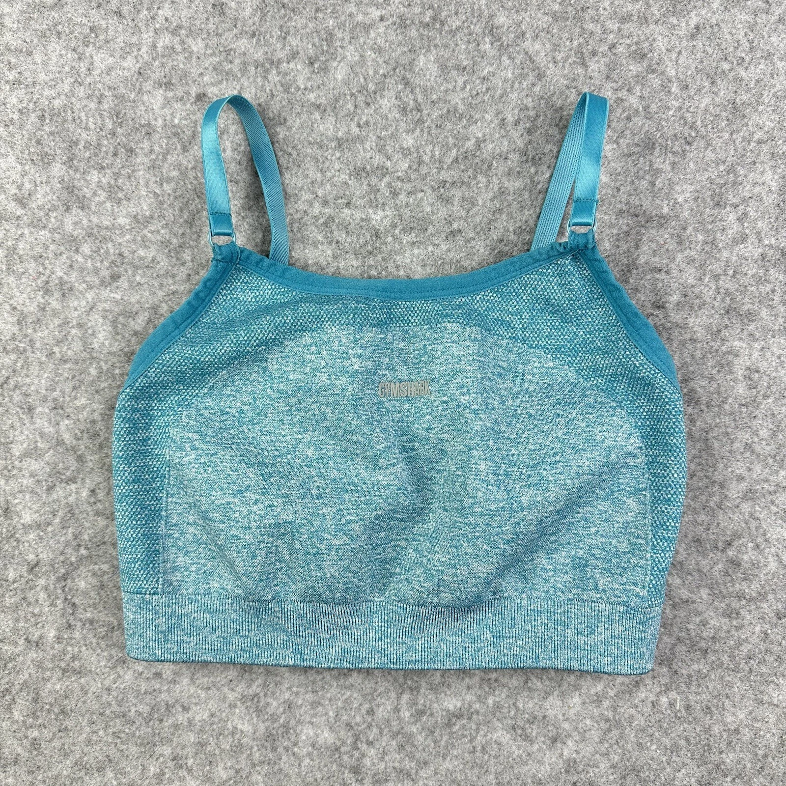 gymshark flex strappy logo training workout tank-bra
