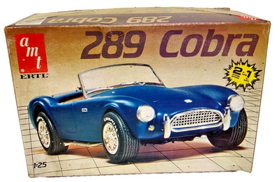 AMT ERTL 6587 Ford Cobra Roadster 289 1:25 Model Kit 2n1 1980 USA PLS READ