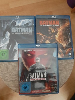 Batman - Under the Red Hood/The Dark Knight Returns 1+2 (3× Blu-ray) DC