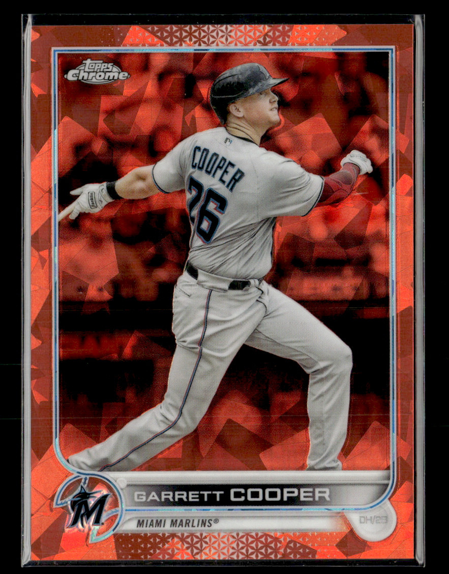Garrett Cooper 2022 Topps Chrome Update Sapphire Orange 19/25 #US271