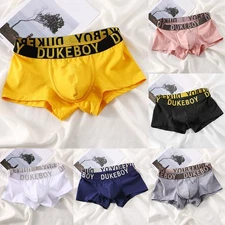 Breathable Stretch Boxer Briefs for Men Sexy Low Rise Nylon Mesh Shorts Trunk