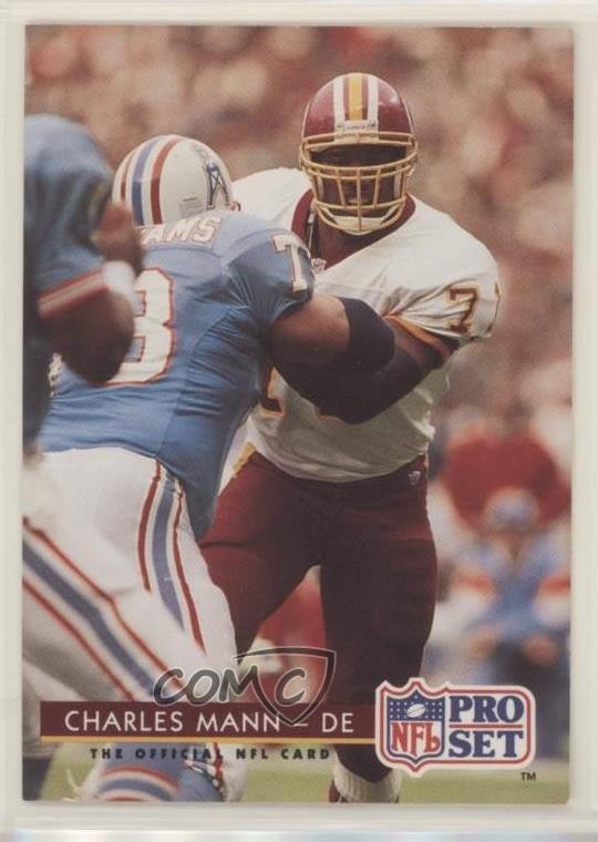 1992 Pro Set Charles Mann #81 0b5