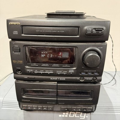 AIWA Stereo System NSX-2700, CD Compact Disc Cassette Tape, AM FM