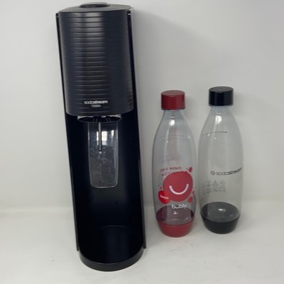 SodaStream Terra Sparkling Water Maker Black + 2 Bottles (No CO2)
