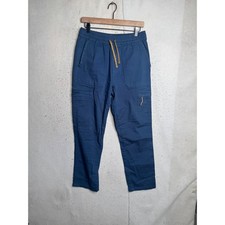 The North Face Mens Blue Elastic Waist Cargo Pull On Pants Small 8069