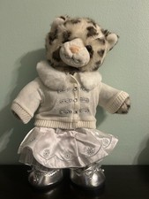 Build-A-Bear BAB Sparkly Snow Leopard Stuffed Animal 2009