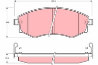 Trw Bremsbelagsatz Scheibenbremse GDB895 FüR Kia Hyundai Magentis Ef Sonata Gd 2