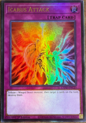 Icarus Attack - L5DD-ENC23 - Ultra Rare - 1st Ed - NM/M