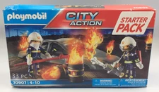 PLAYMOBIL 70907 City Action World Fireman Firefighter 33 Pieces Age 4-10, SEALED