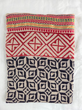 Long Dupata Stole Scarf Indian Hand Block Print Fabric Women Cotton Hijab pareo