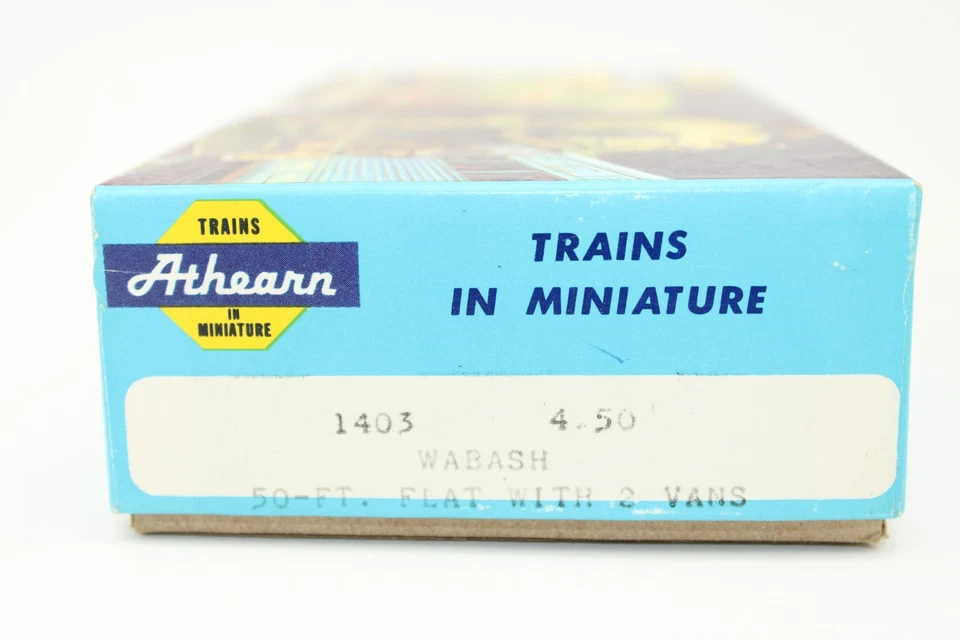 Walthers HO Scale Wabash 50' Flat Car & Piggyback Truck Trailer Set NIB 1403 - Image 3 of 3