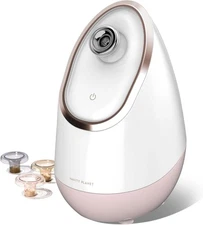 New Vanity Planet Aira Ionic Facial Steamer, Beige/Rose Gold for All Skin Types
